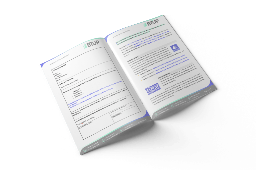 Attestation de bonne exécution l GRATUIT l Marché public de travaux