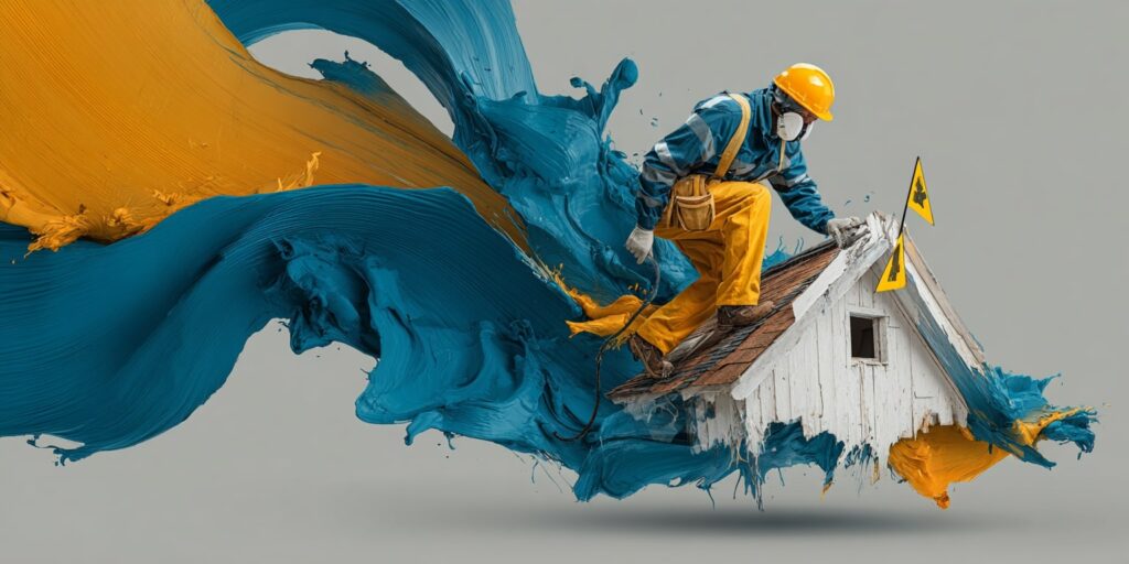 Couvreur en sécurité sur toiture – élaboration PPSPS couverture